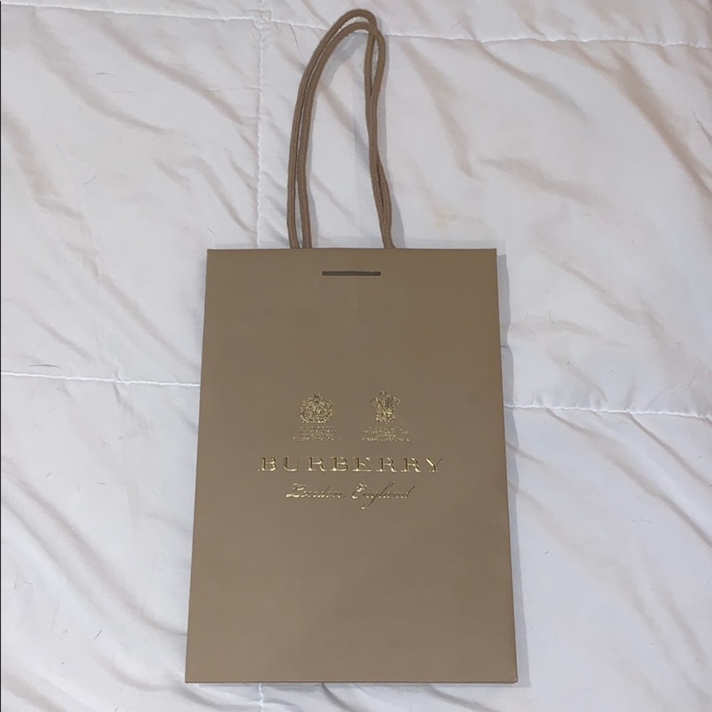 Burberry shopping bag